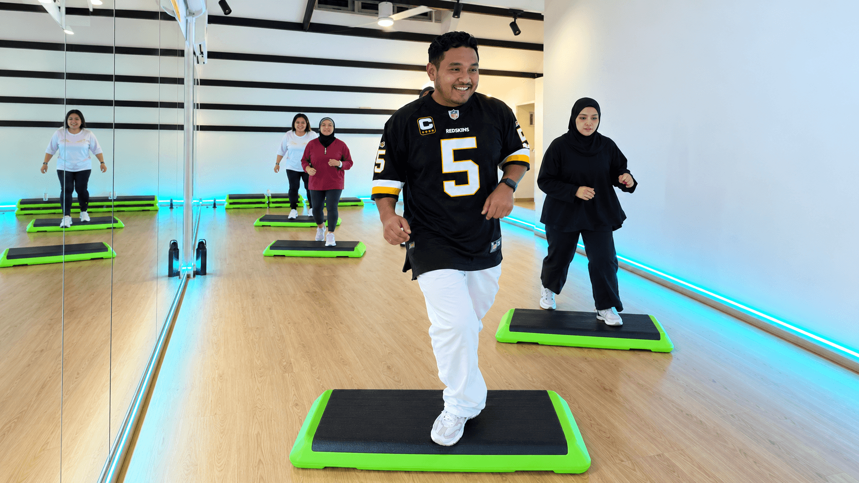 Step Into The Rhythm, One Step Fitness hero