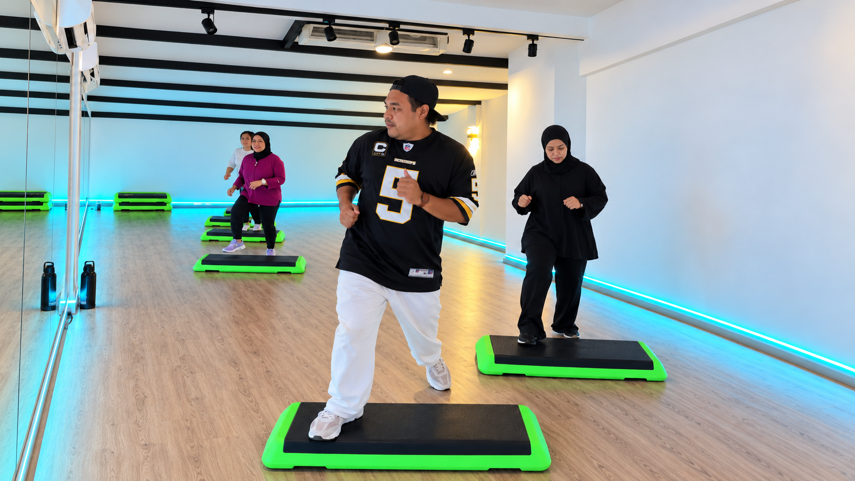 Dance fitness session